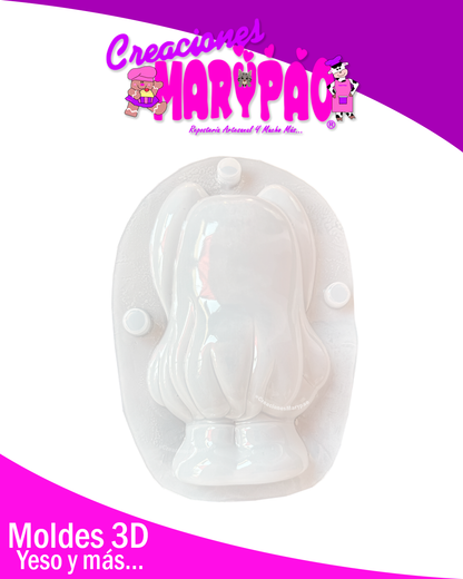 Molde Para Alcancía de Yeso Guerreras K-Pop Mira 💕