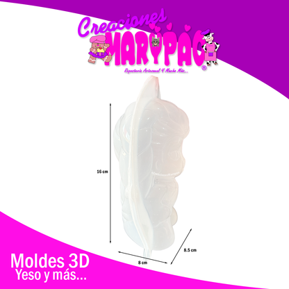 Molde Para Alcancía de Yeso Guerreras K-Pop Rumi💜