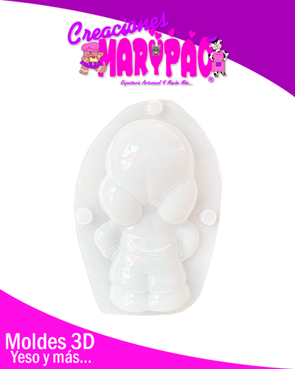 Molde Para Alcancía de Yeso Guerreras K-Pop Zoey🌟