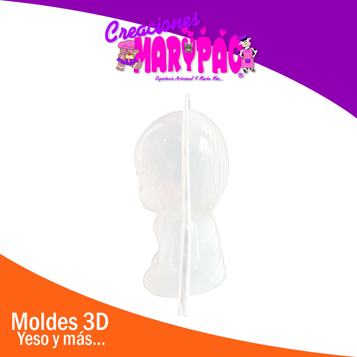 🔪 Molde para Alcancía de Yeso Chucky Halloween