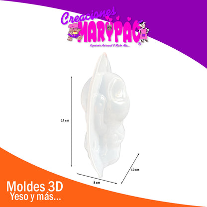 🎃 Molde para Alcancía de Yeso Jack