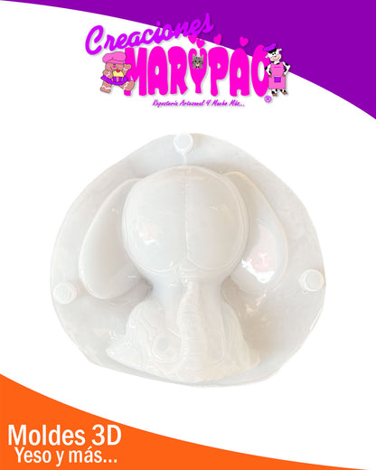 Molde para Alcancía Perrito Calavera💀🐶