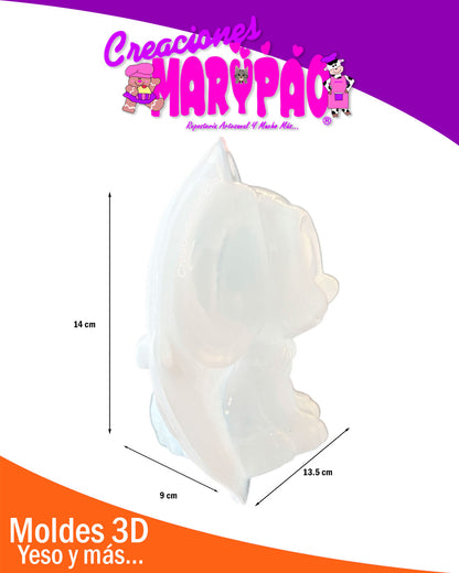 Molde para Alcancía Perrito Calavera💀🐶