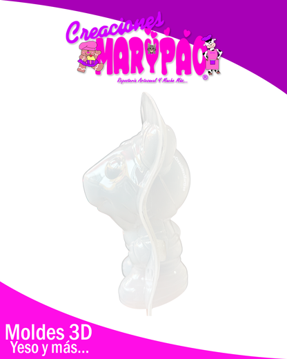 Molde Para Alcancías de Yeso Mundial 2026 Mascotas Alce⚽