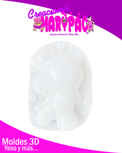 Molde Para Alcancías de Yeso Mundial 2026 Mascotas Jaguar🐆