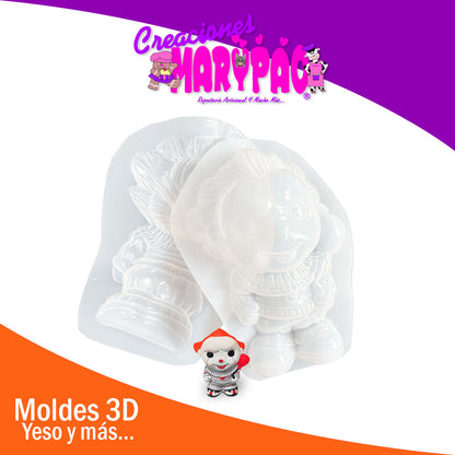 🎈 Molde para Alcancía de Yeso Pennywise Payaso Eso🤡