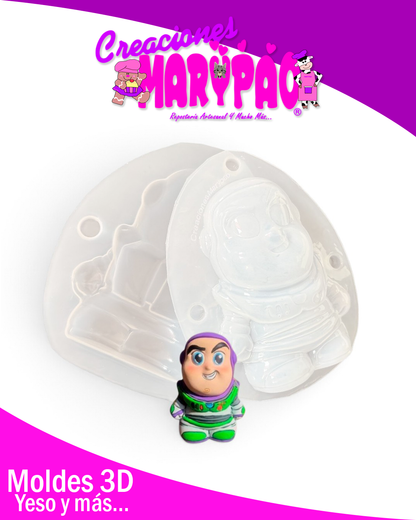 ✨Molde para Alcancías de Yeso Buzz Toy Story