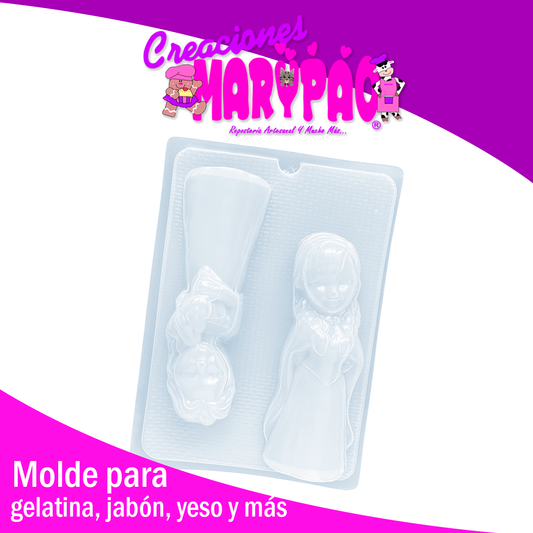 Molde Princesas Frozen Ana y Elsa❄️👑