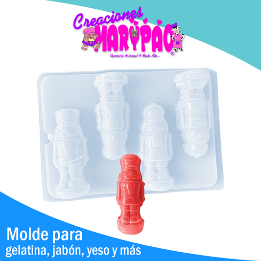 🎄Molde Cascanueces - Soldadito de Plomo Navidad