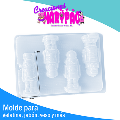 🎄Molde Cascanueces - Soldadito de Plomo Navidad