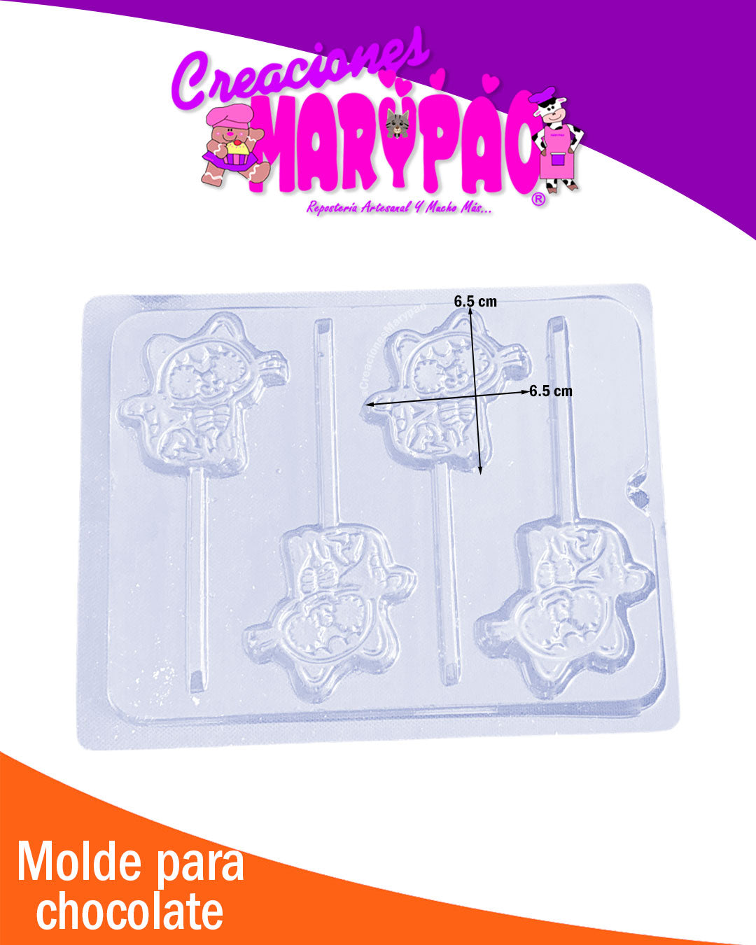 Moldes Paletas de Chocolate Día de Muertos: Perrito y Gatito Calavera🐶💀😺