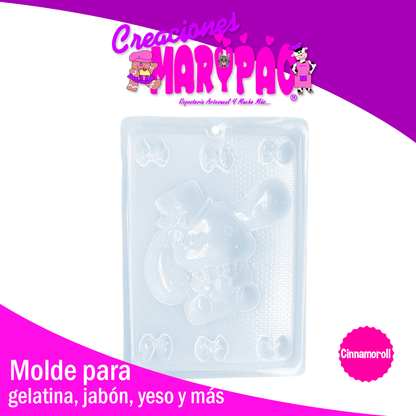 Molde Cinnamoroll Gelatinas Figuras de Yeso