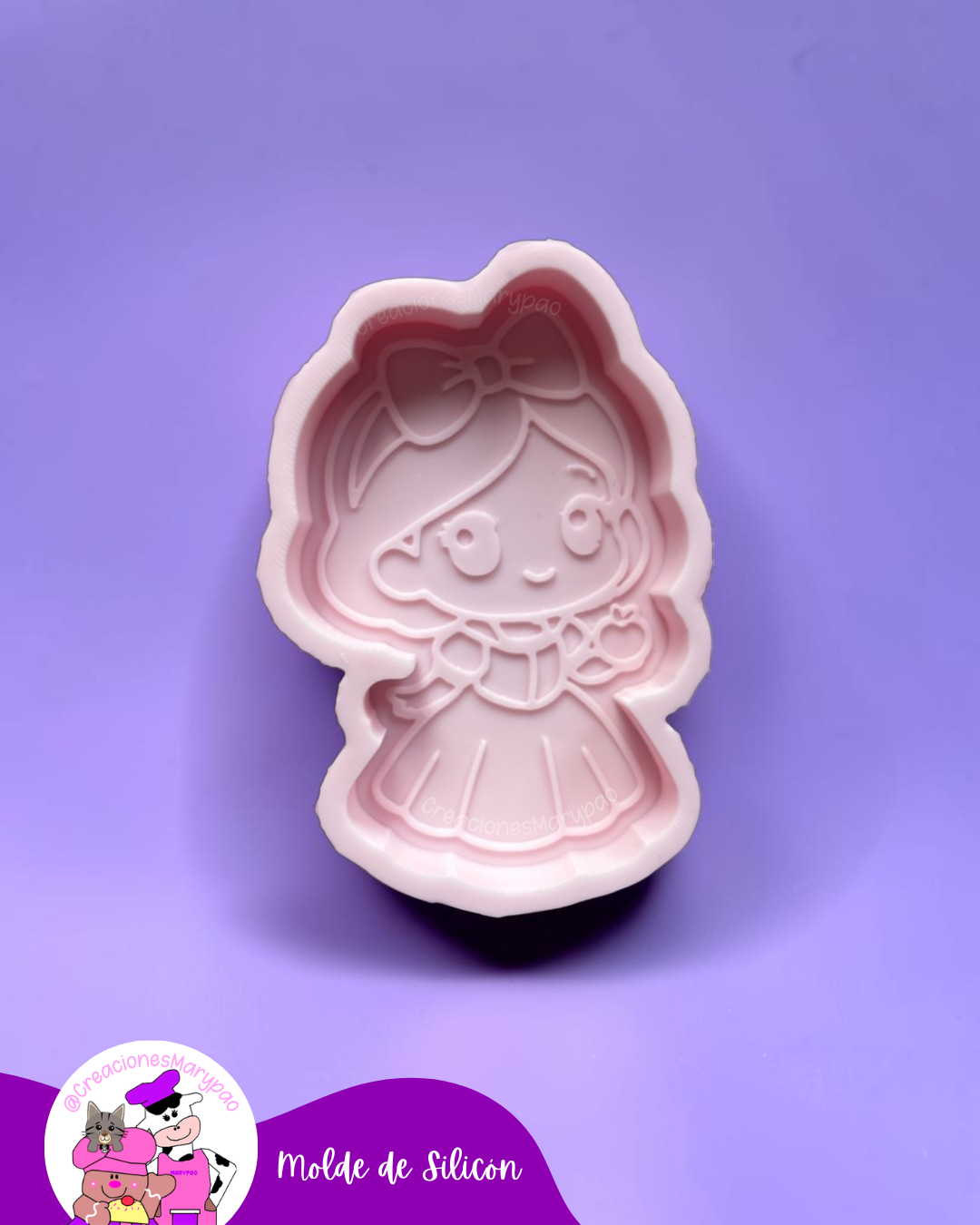 Moldes de Silicón Blanca Nieves - 2 Modelos Disponibles 👑🍎
