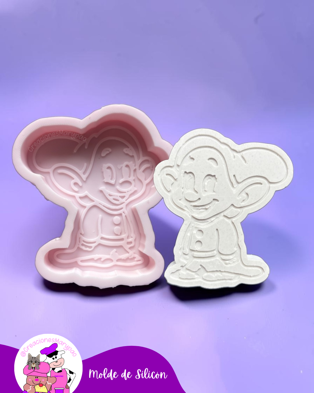 Moldes de Silicón Blanca Nieves - 2 Modelos Disponibles 👑🍎