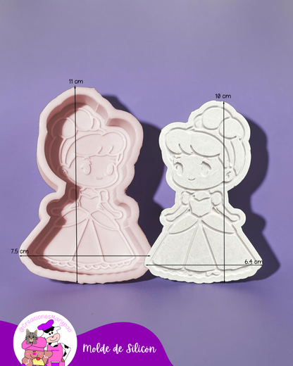 Moldes de Silicón Cenicienta - 2 Modelos Disponibles