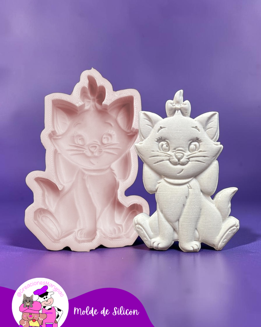 Moldes de Silicón Gatita🎀