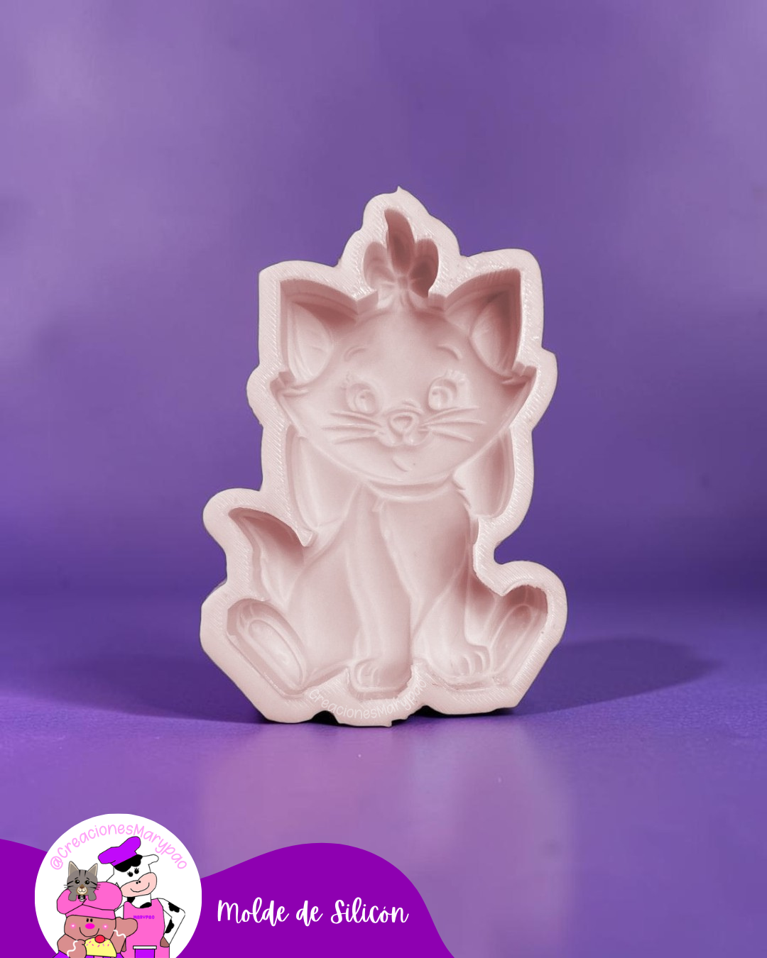 Moldes de Silicón Gatita🎀