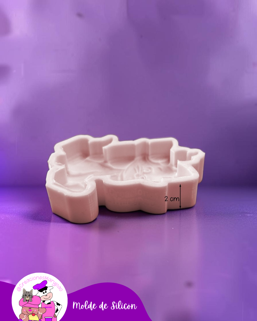 Moldes de Silicón Gatita🎀