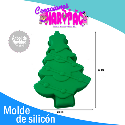 Molde De Silicón Pasteles Árbol de Navidad