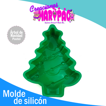 Molde De Silicón Pasteles Árbol de Navidad