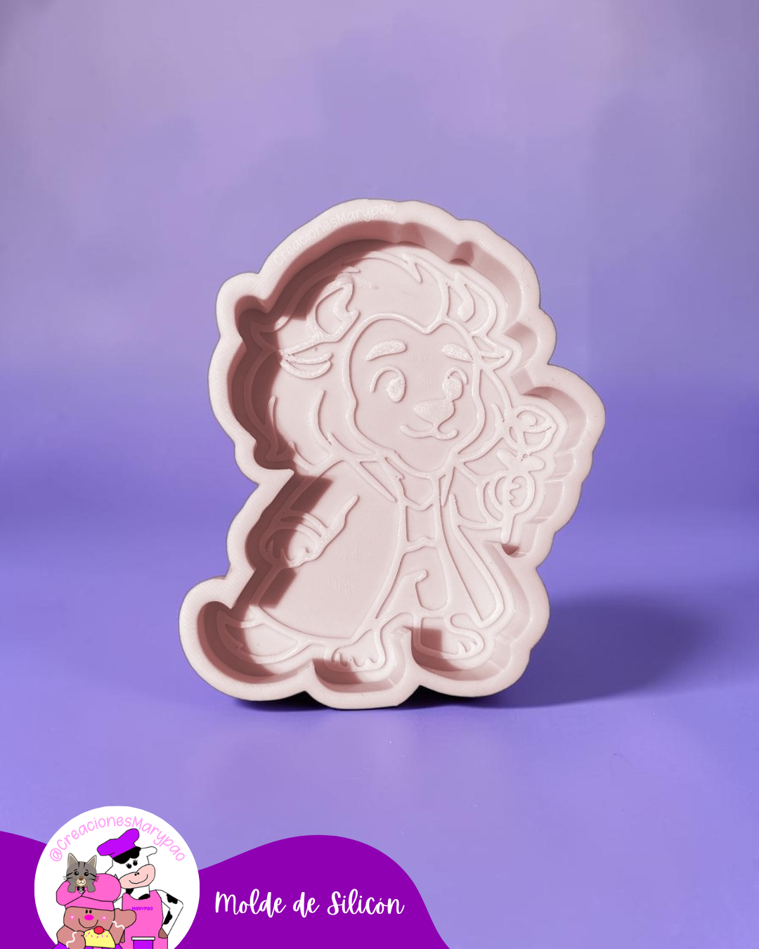 Moldes de Silicón Bella Y Bestia - 2 Modelos Disponibles🌹