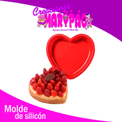 Molde Silicón Corazón 15 Cm Pays 14 De Febrero