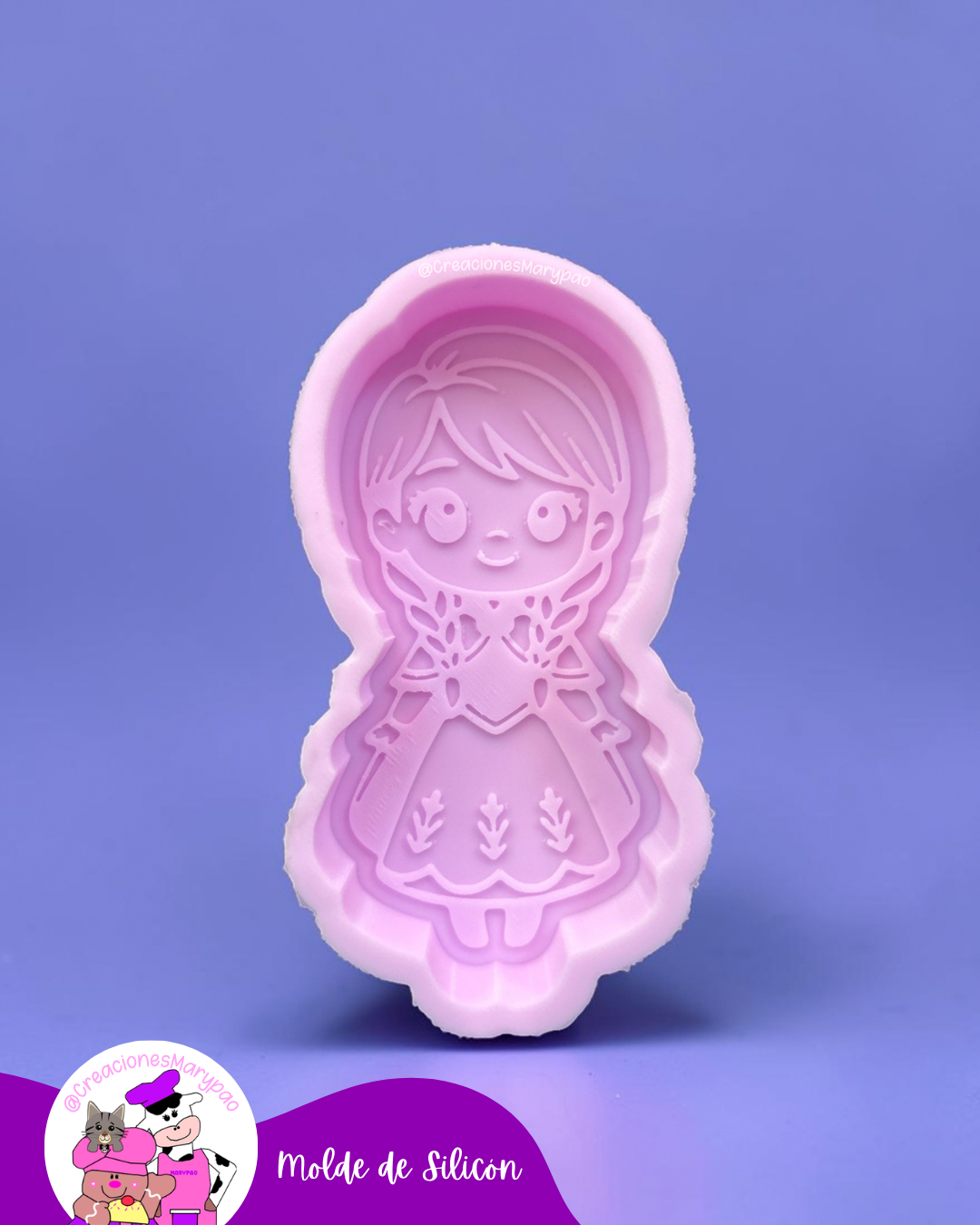 ❄️✨Moldes de Silicón Princesas Hermanas✨