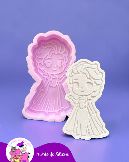 ❄️✨Moldes de Silicón Princesas Hermanas✨