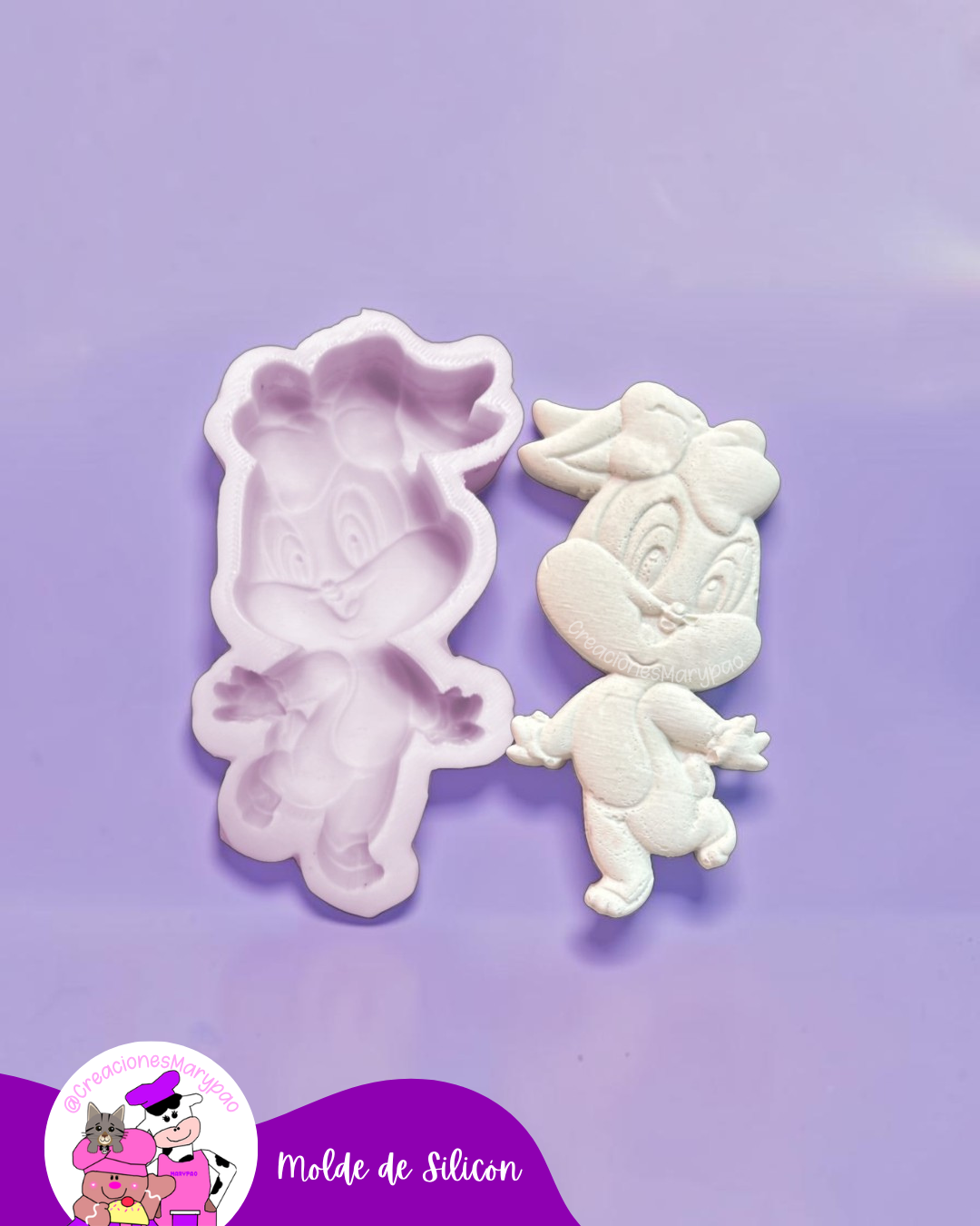 Moldes de Silicón Conejitos Bebés