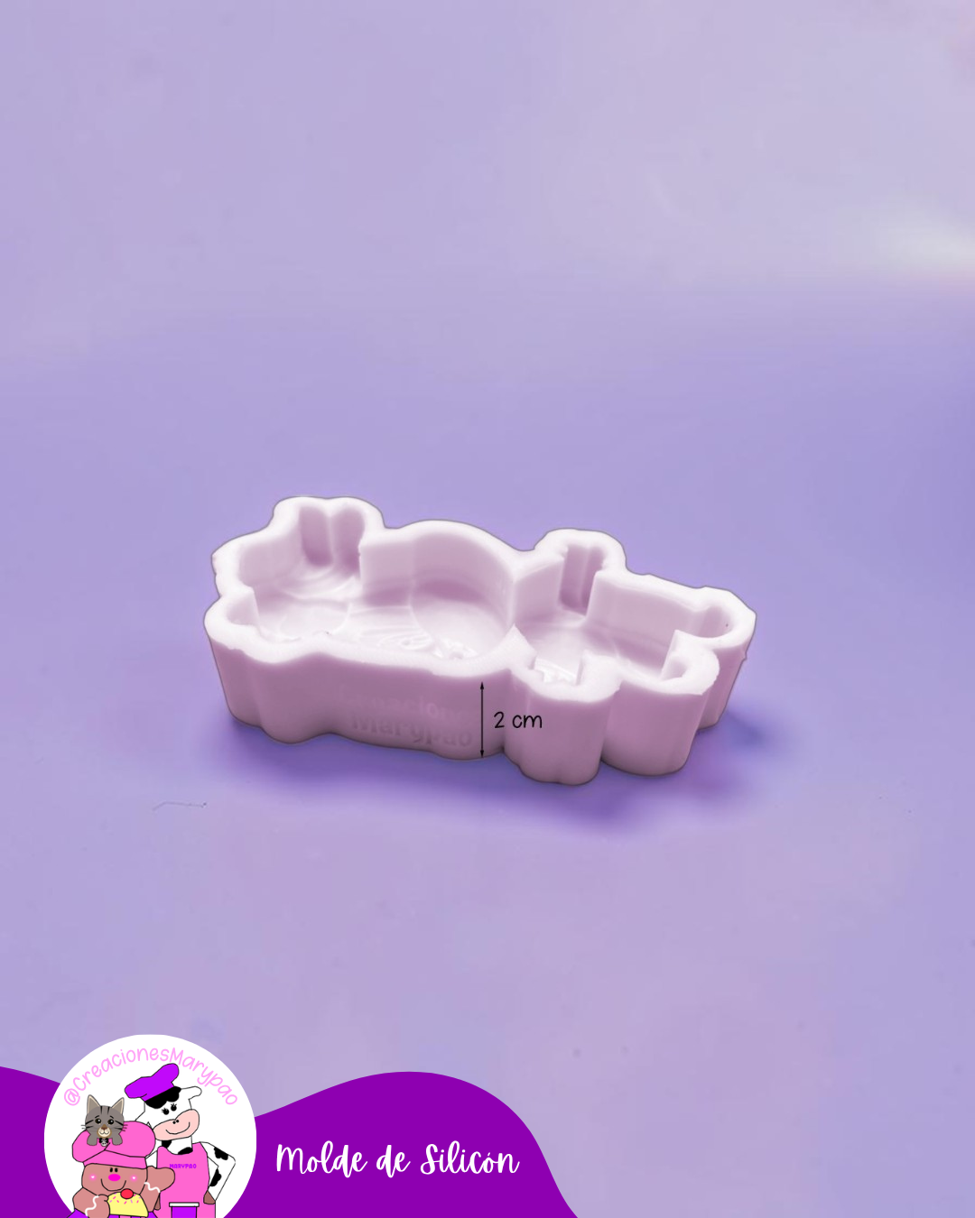 Moldes de Silicón Conejitos Bebés