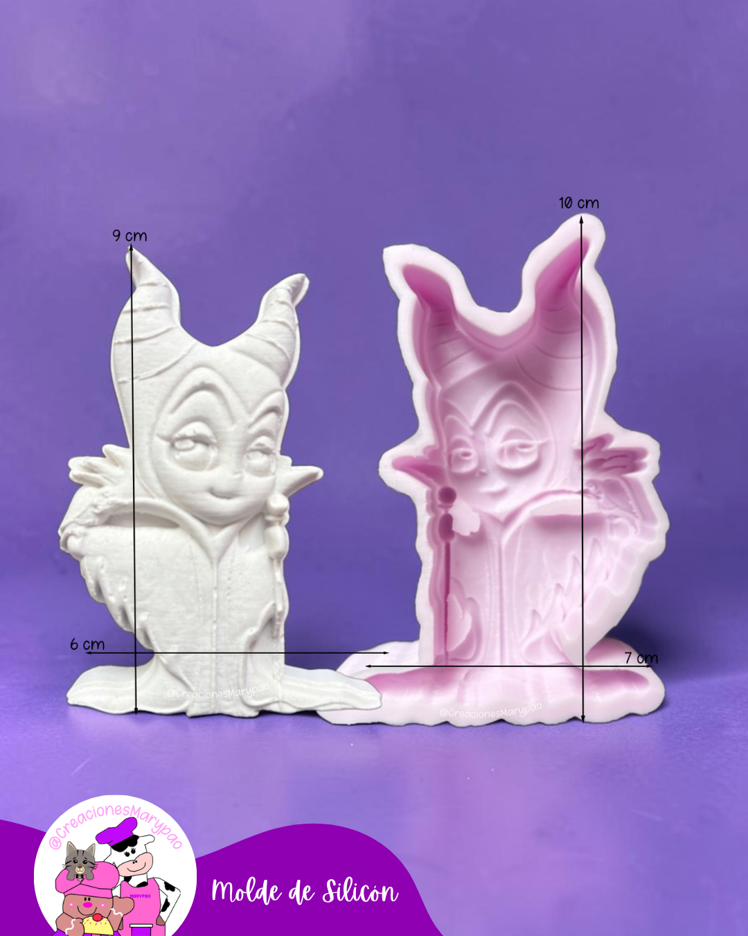 🖤✨Moldes de Silicón - Colección Villanos✨🖤