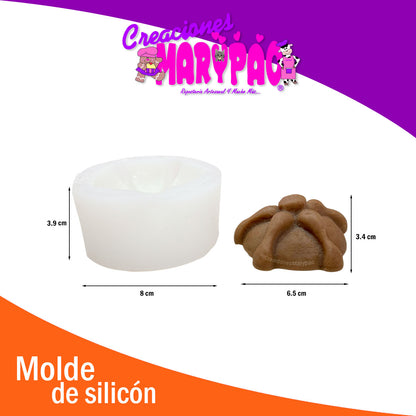 🍞🕯️ Molde de Silicón Pan de Muerto – 6.5 cm / 40 ml 🎉