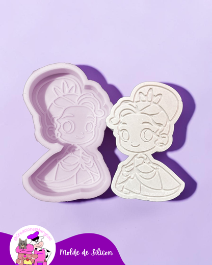 Moldes de Silicón Princesa y Sapo