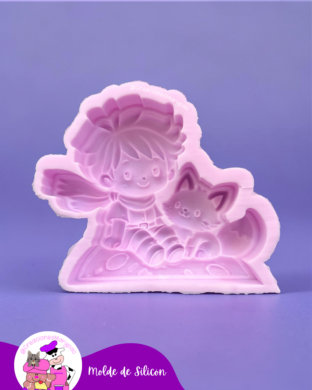 🌙✨ Molde de Silicón Principito🌙🦊