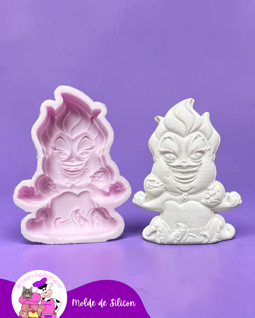 🖤✨Moldes de Silicón - Colección Villanos✨🖤