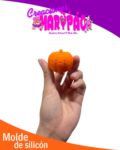 Molde De Silicón Calabaza Velas Pack 2 Piezas🎃