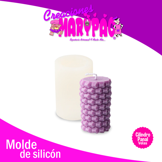 Molde De Silicón Para Velas Panal