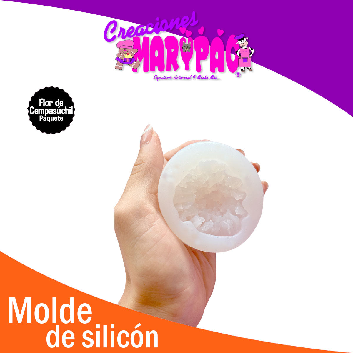 Moldes De Silicón Flor de Cempasúchil Día de Muertos Pack