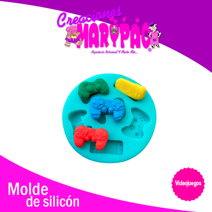 Molde De Silicón Videojuegos Controles Mini