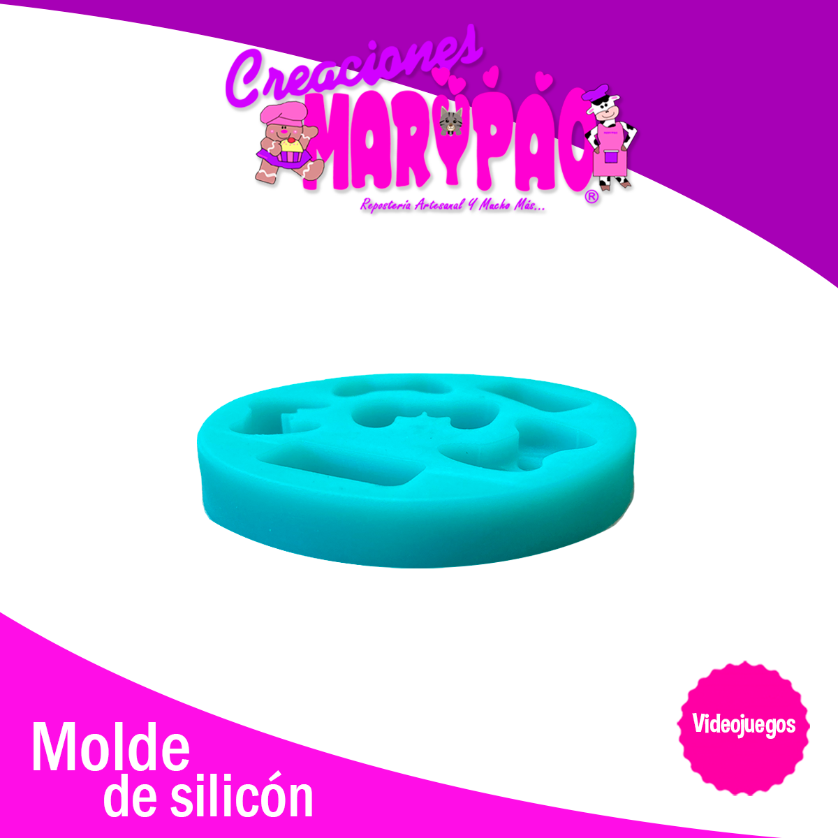 Molde De Silicón Videojuegos Controles Mini