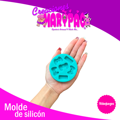 Molde De Silicón Videojuegos Controles Mini