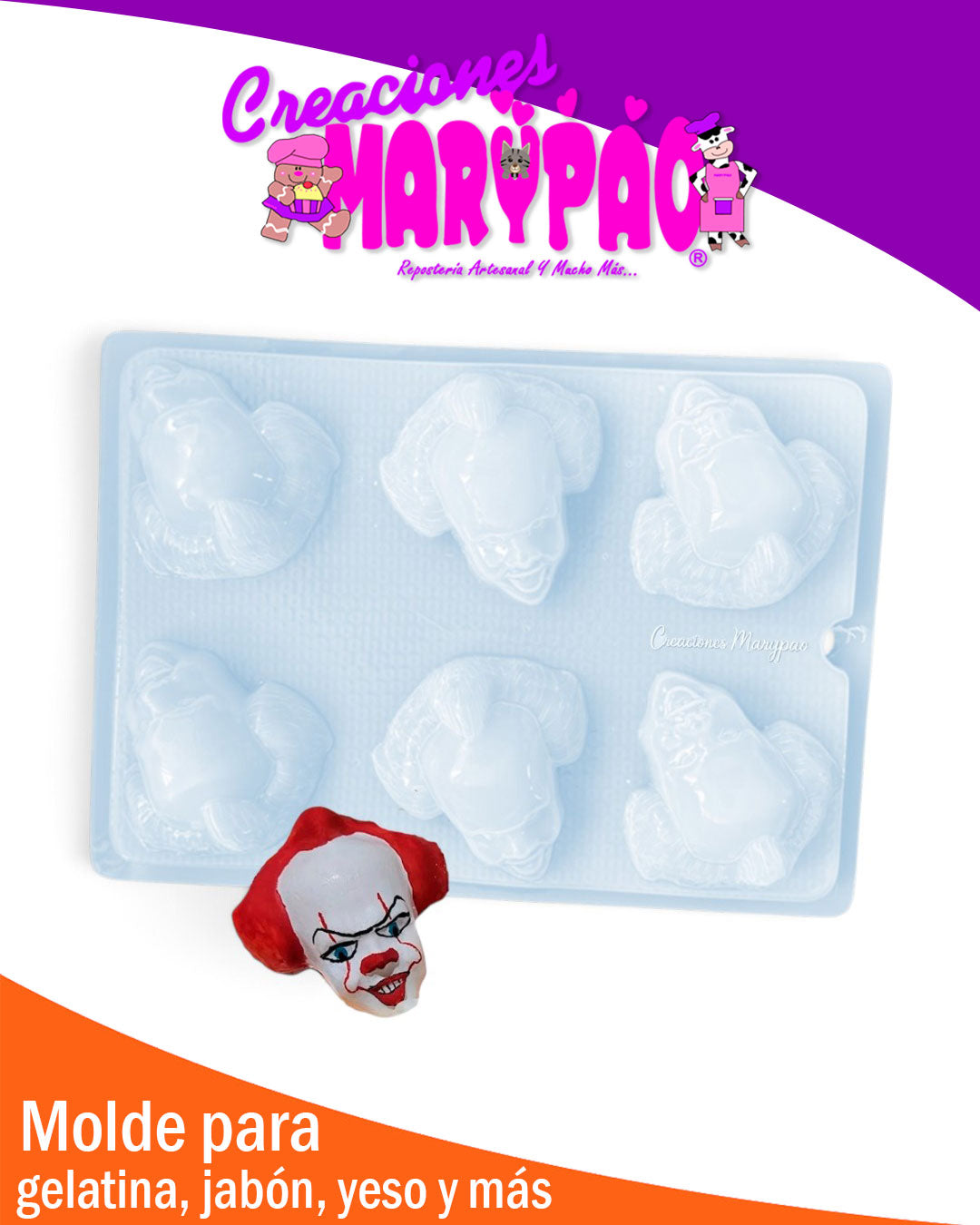 🎈🤡 Molde ESO  Pennywise – Colección Personajes Terror 🎈🤡