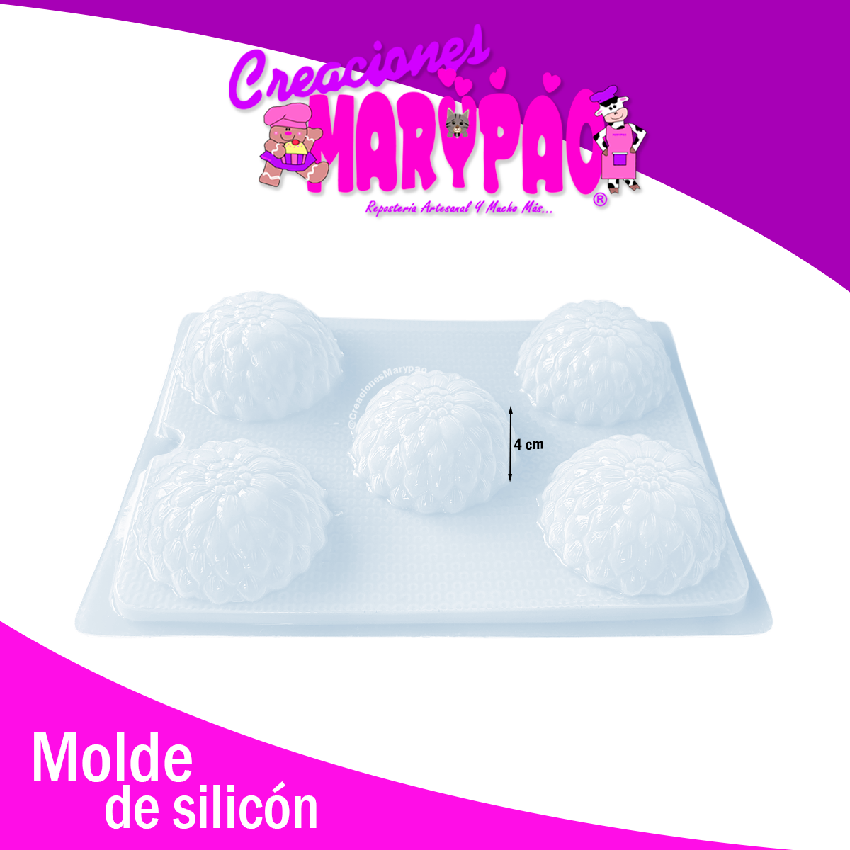 Molde Flores Dalia – Elegancia en Cada Creación ✨🌸