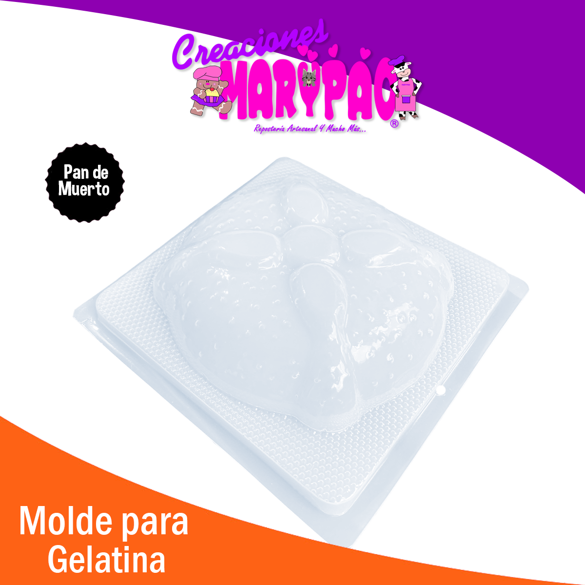 Molde Para Gelatina Pan de Muerto