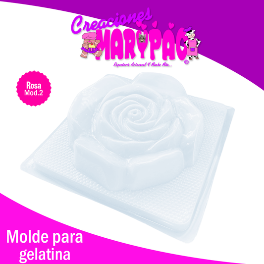 Molde Para Gelatinas Rosa 2 Litros