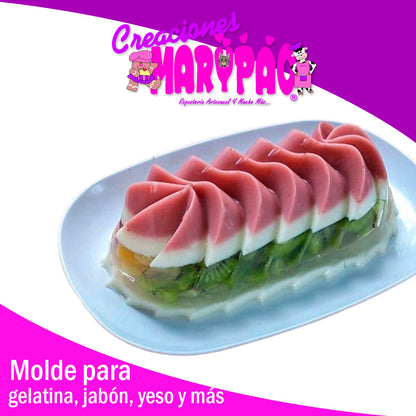 Molde Para Gelatinas Trenza