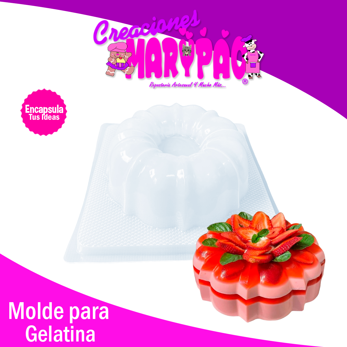 Molde Para Gelatinas Encapsuladas Multiusos