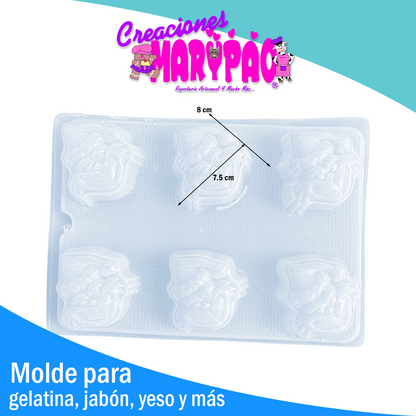 Molde El Grinch Navidad Yesitos Gelatinas Y Más