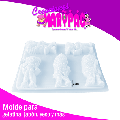 💖 Molde Guerreras K-Pop Yesitos Gelatinas Y Más 🌙✨