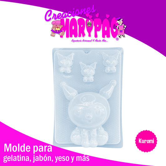 Molde Kuromi Gelatinas Figuras de Yeso